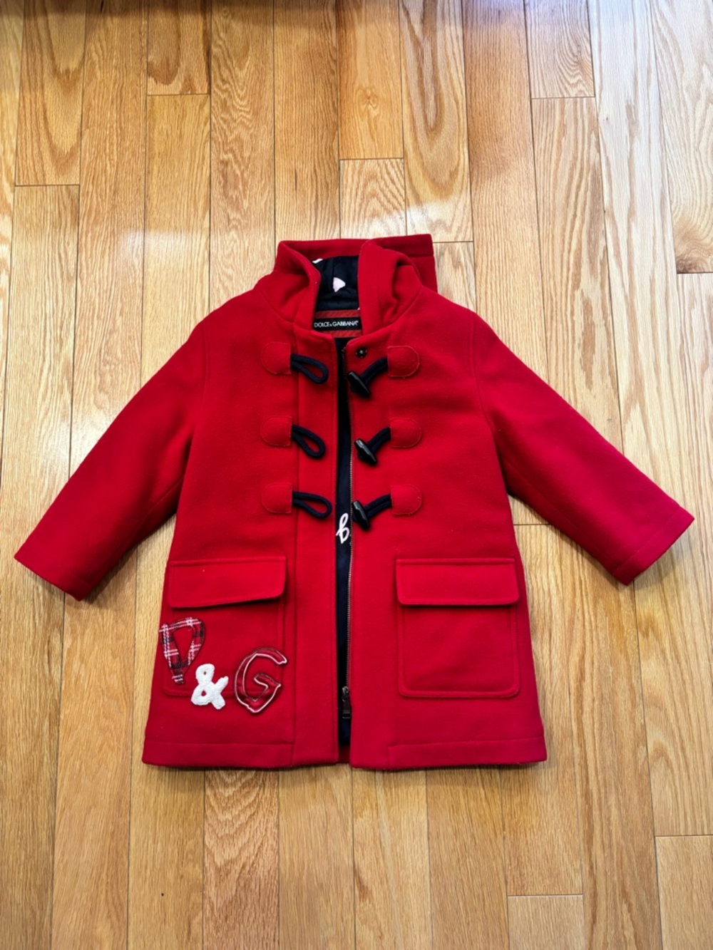 Dolce & Gabbana Kids Red Coat